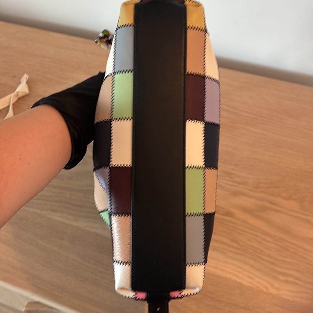 Alter/Ego Slouchy Shoulder Bag In Patchwork Multicolored Checkerboard Multi1 - Picture 11 of 17